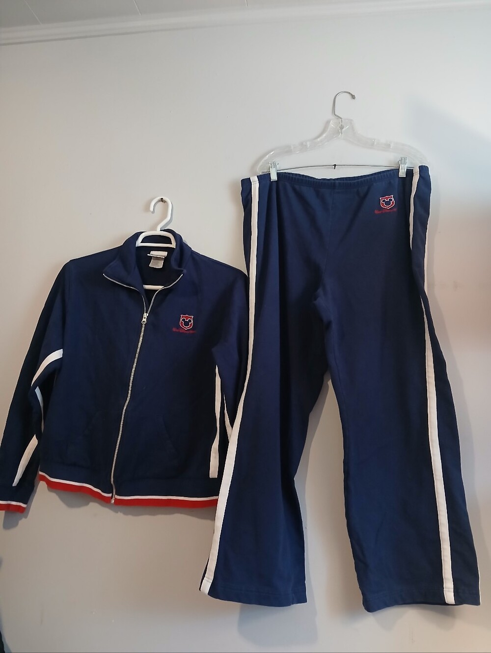 Walt Disney World 2pc Vintage Womens Jogging Outfit Size 2X